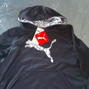 Kids puma kangaroo hooded sweatshirt